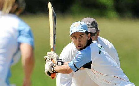 Shaping up: Bellingen bowler Jenny Taff will shape up to Tigers batsman Kieran Hogan if their teams make the finals on Australia Day. Shaping up: Bellingen bowler Jenny Taff will shape up to Tigers batsman Kieran Hogan if their teams make the finals on Australia Day.